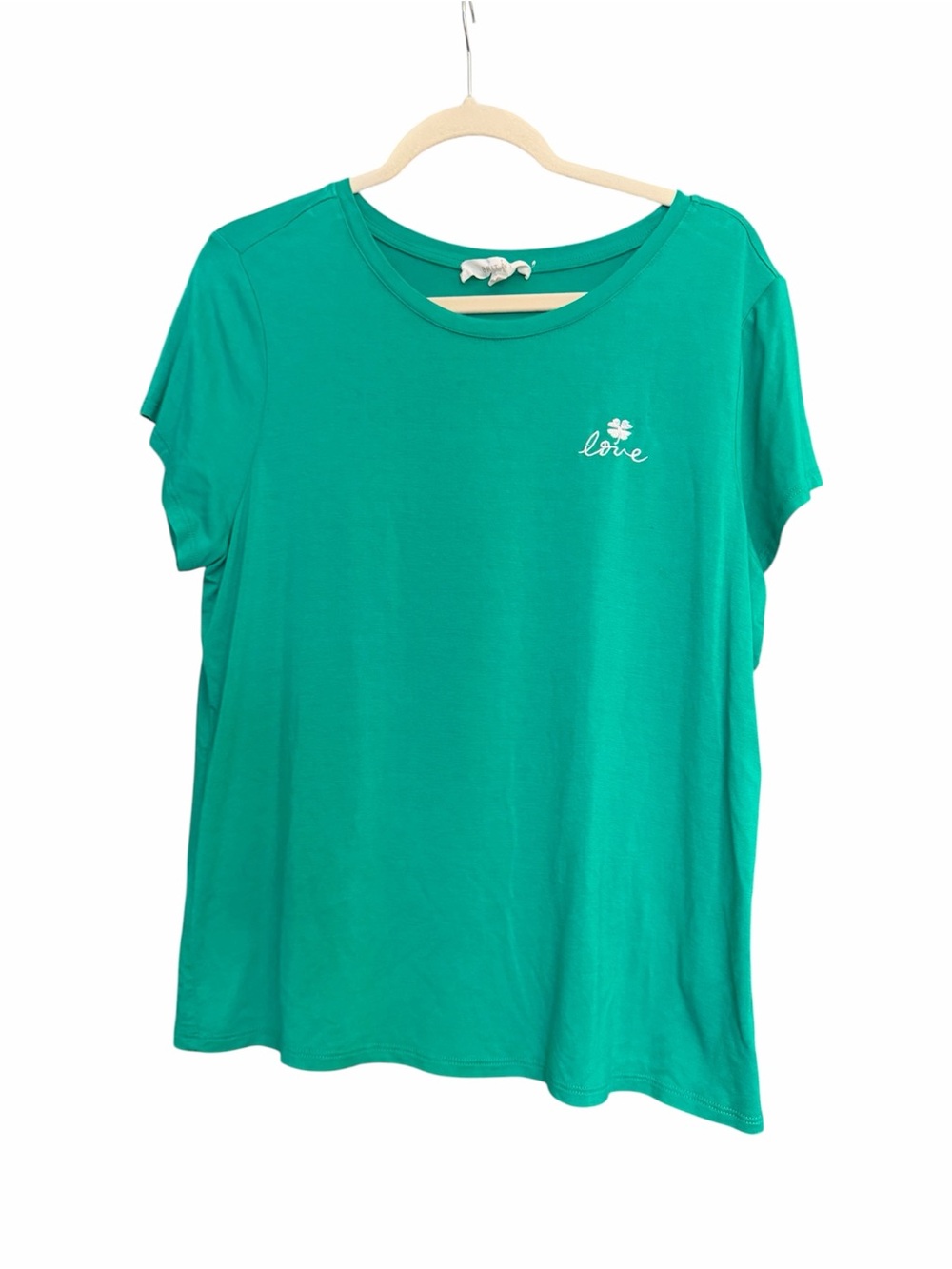 Brit NY Shamrock Love Tee